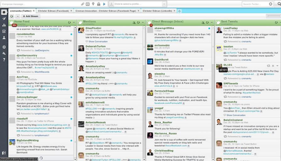 Social Media Marketing & Management Dashboard By HootSuite