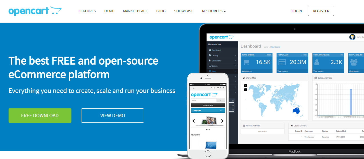 OpenCart eCommerce Platform