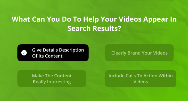 What Can You Do To Help Your Videos Appear In Search Results