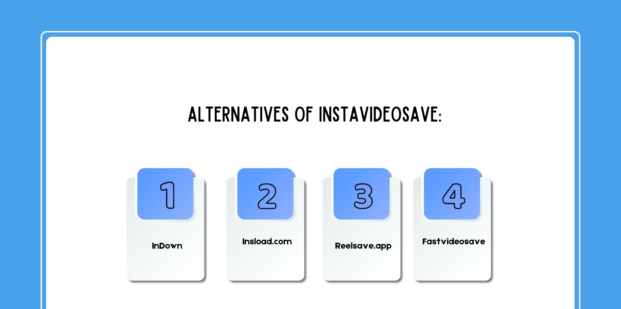 Alternatives of INSTAVIDEOSAVE