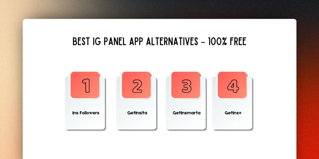 Best IG Panel App Alternatives – 100% Free