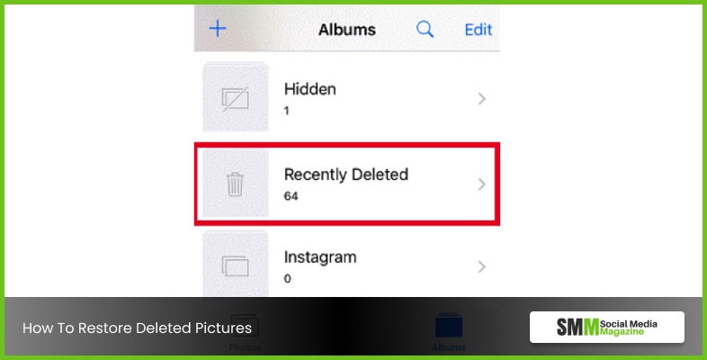How To Restore Deleted Pictures