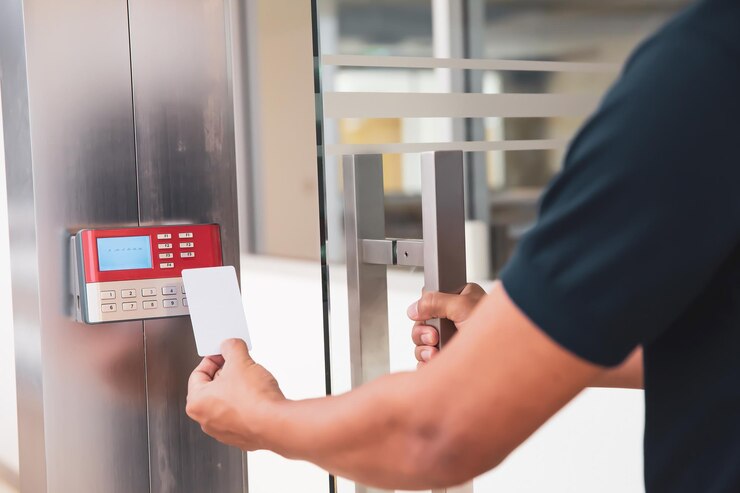 close up hand security man using id card scanning access control 101448 3587 - 5 Cross-Border Customer Verification Tips To Note 