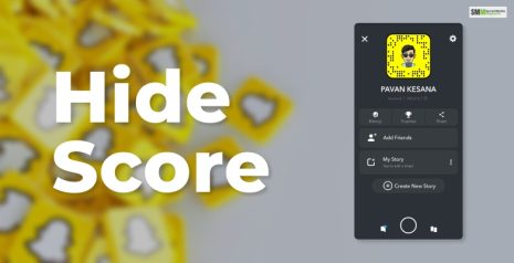How To Hide Snap Score