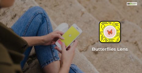 unlock the butterflies lens on Snapchat