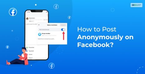 how to post anonymously on Facebook