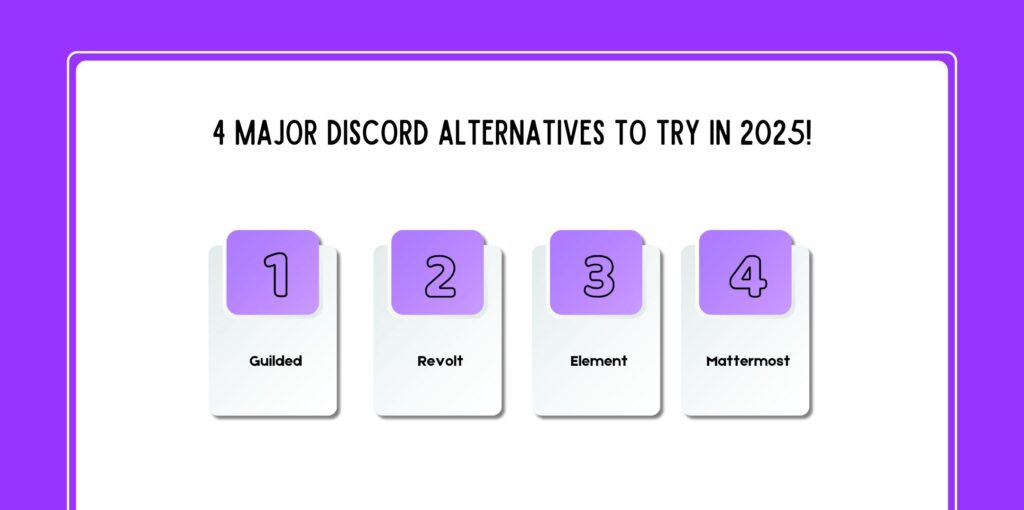 4 MAJOR Discord Alternatives To Try In 2025!