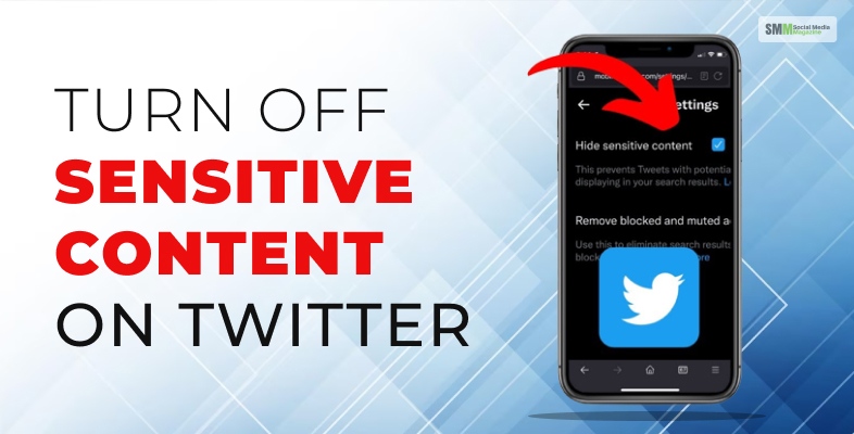how to turn off sensitive content on Twitter