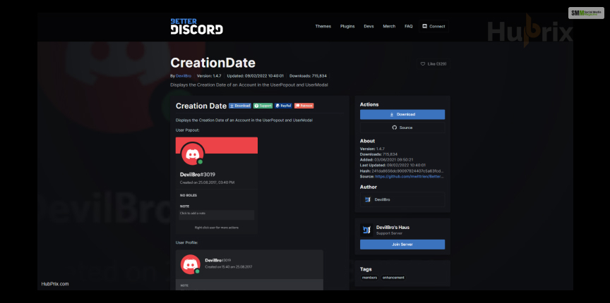 Creation Date - Top 8 Better Discord Plugins For A Better User Experience