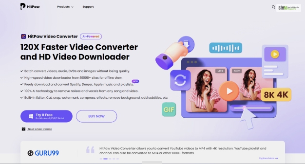 HitPaw Video Converter 1 - Best FREE YouTube To WAV Converters And Downloaders