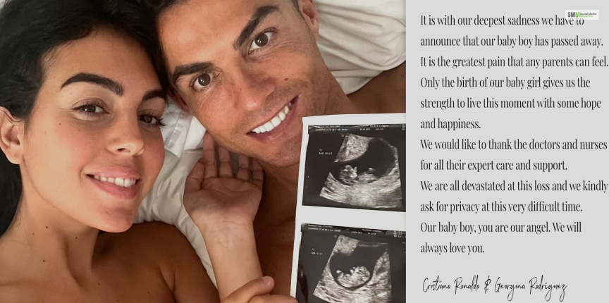 Cristiano Ronaldo And Georgina Showing Report Of Their Expected Twins - Top 30 Most Liked Instagram Posts In 2023