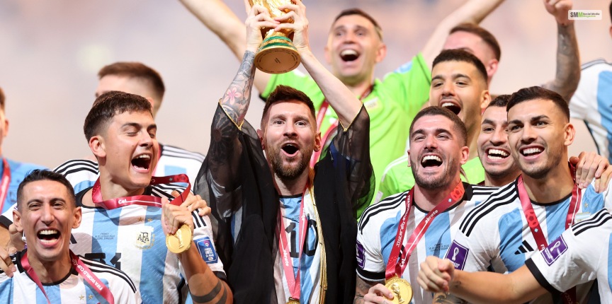 Lionel Messi Lifting The World Cup Trophy - Top 30 Most Liked Instagram Posts In 2023