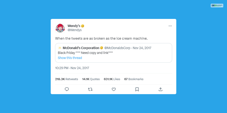 Reply To McDonald’s Tweet