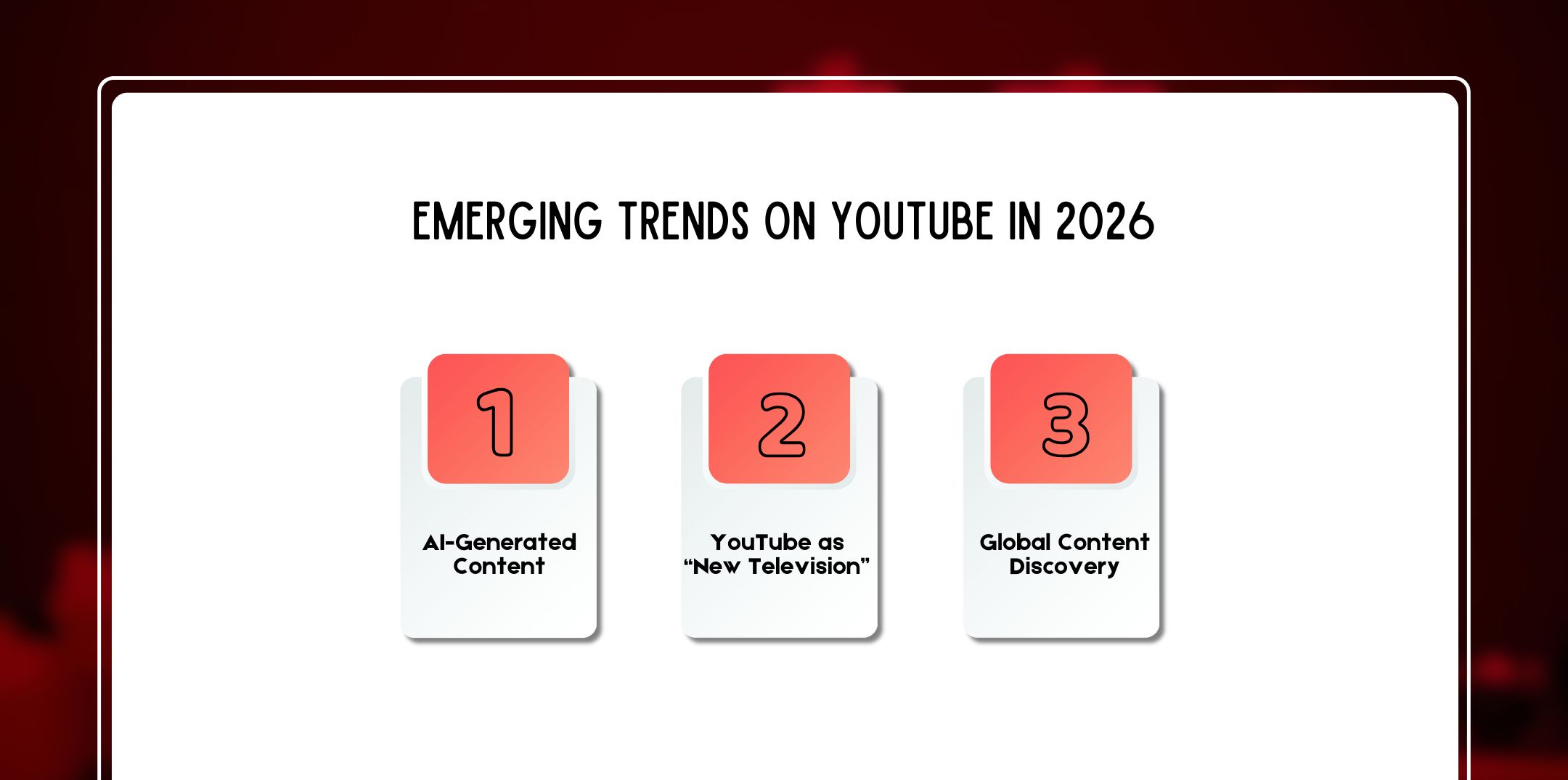 Emerging Trends on YouTube in 2026