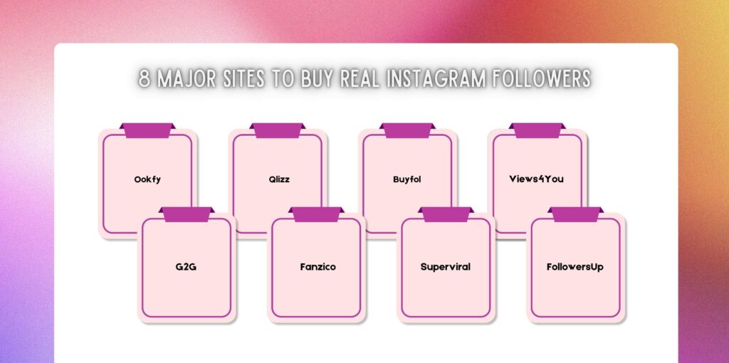 8 MAJOR Sites To Buy Real Instagram Followers
