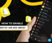 Snapchat dark mode Android