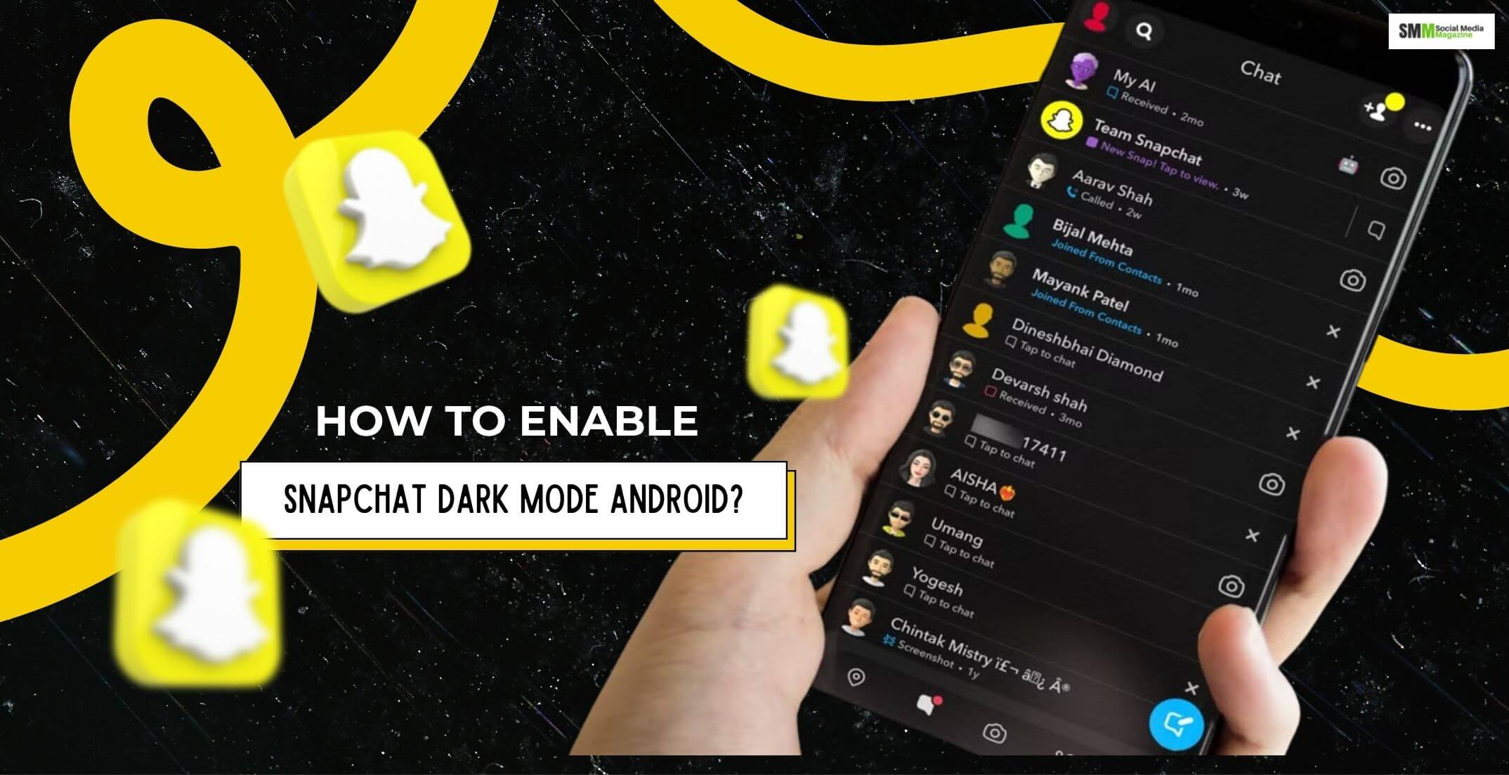 Snapchat Dark Mode Android How To Enable It On Your Phone?