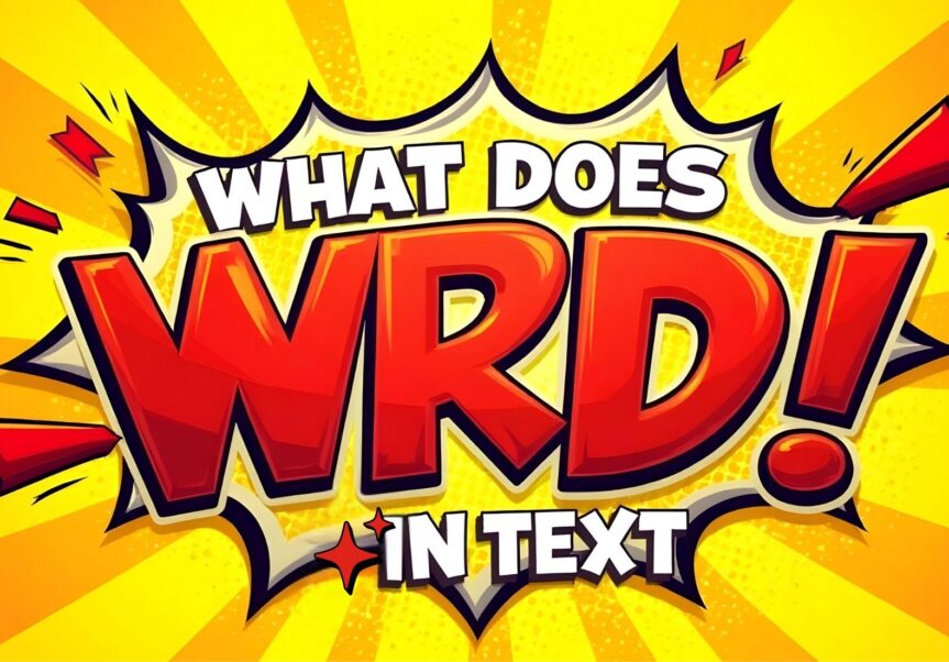 What does WRD mean in text