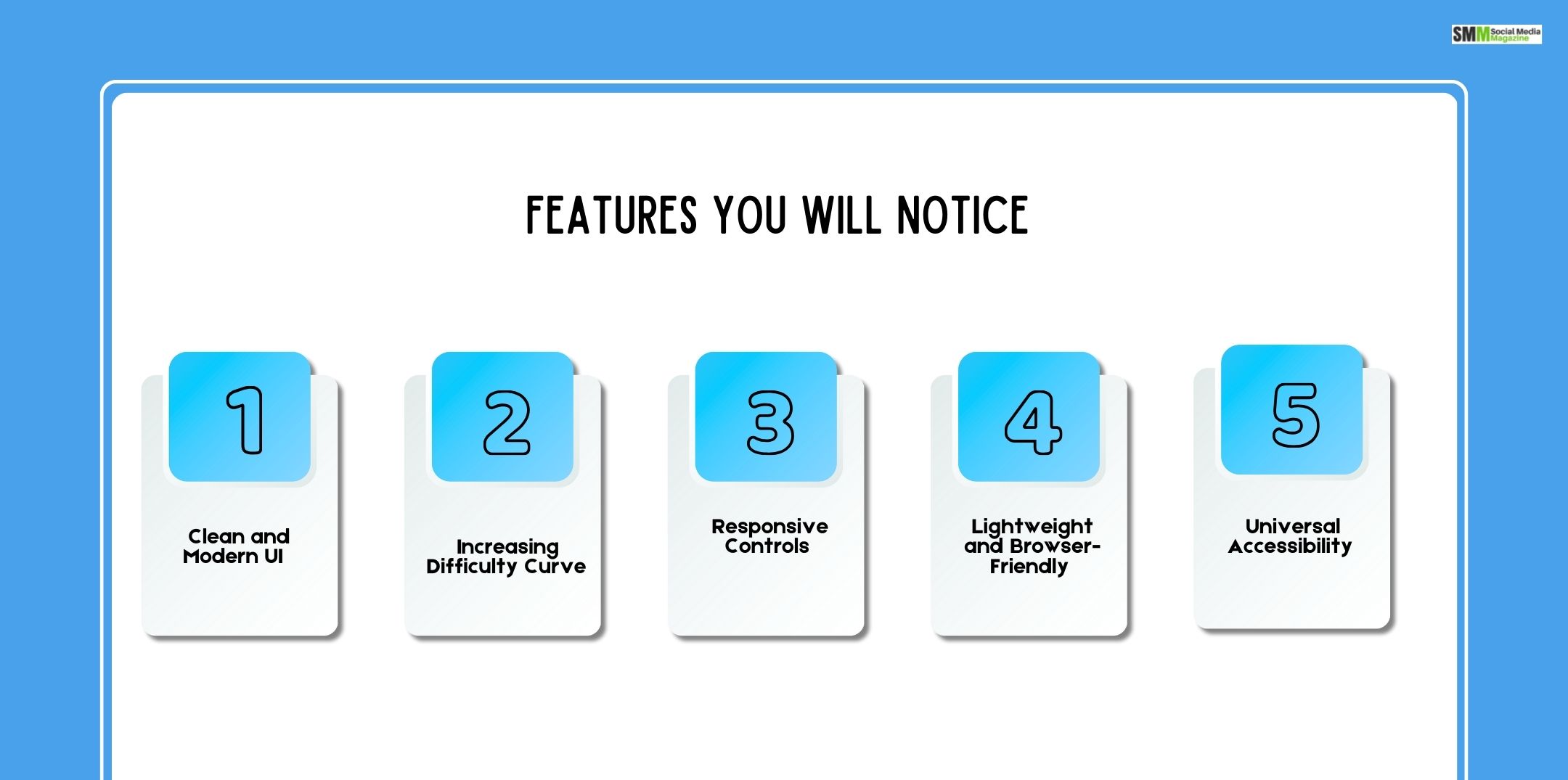 Features You Will Notice