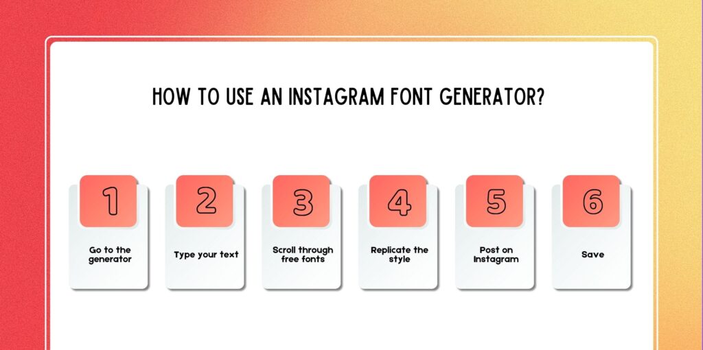 Step-By-Step: How To Use An Instagram Font Generator