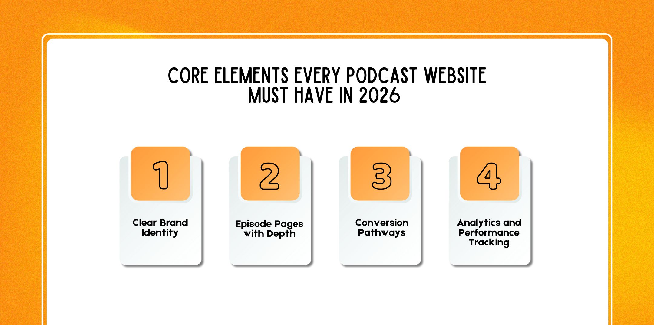 Core Elements Every Podcast Website Must Have in 2026
