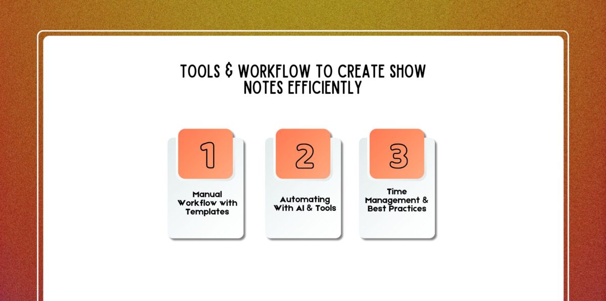 How To Write Podcast Show Notes in 2026?