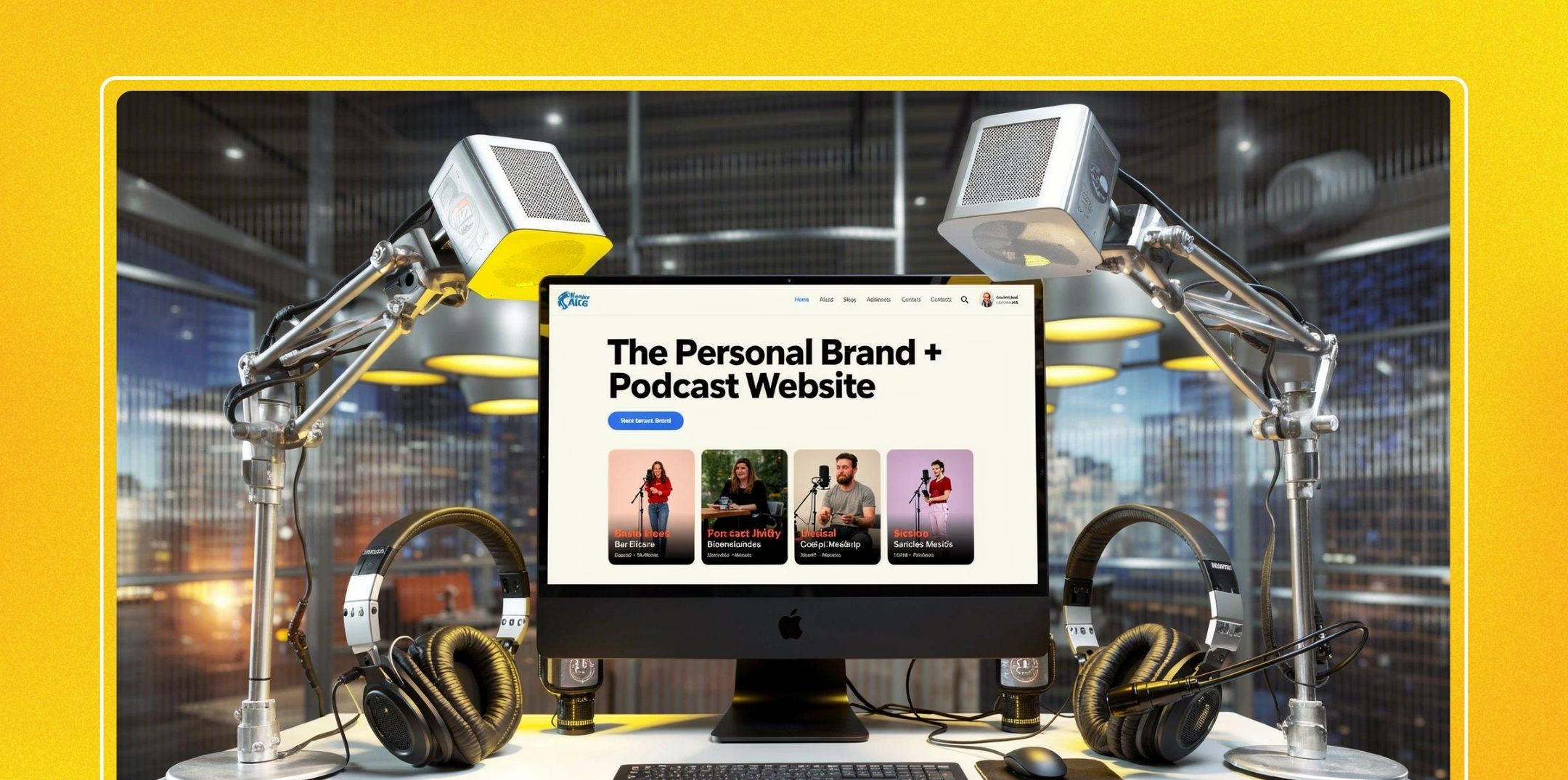 The Personal Brand + Podcast Website
