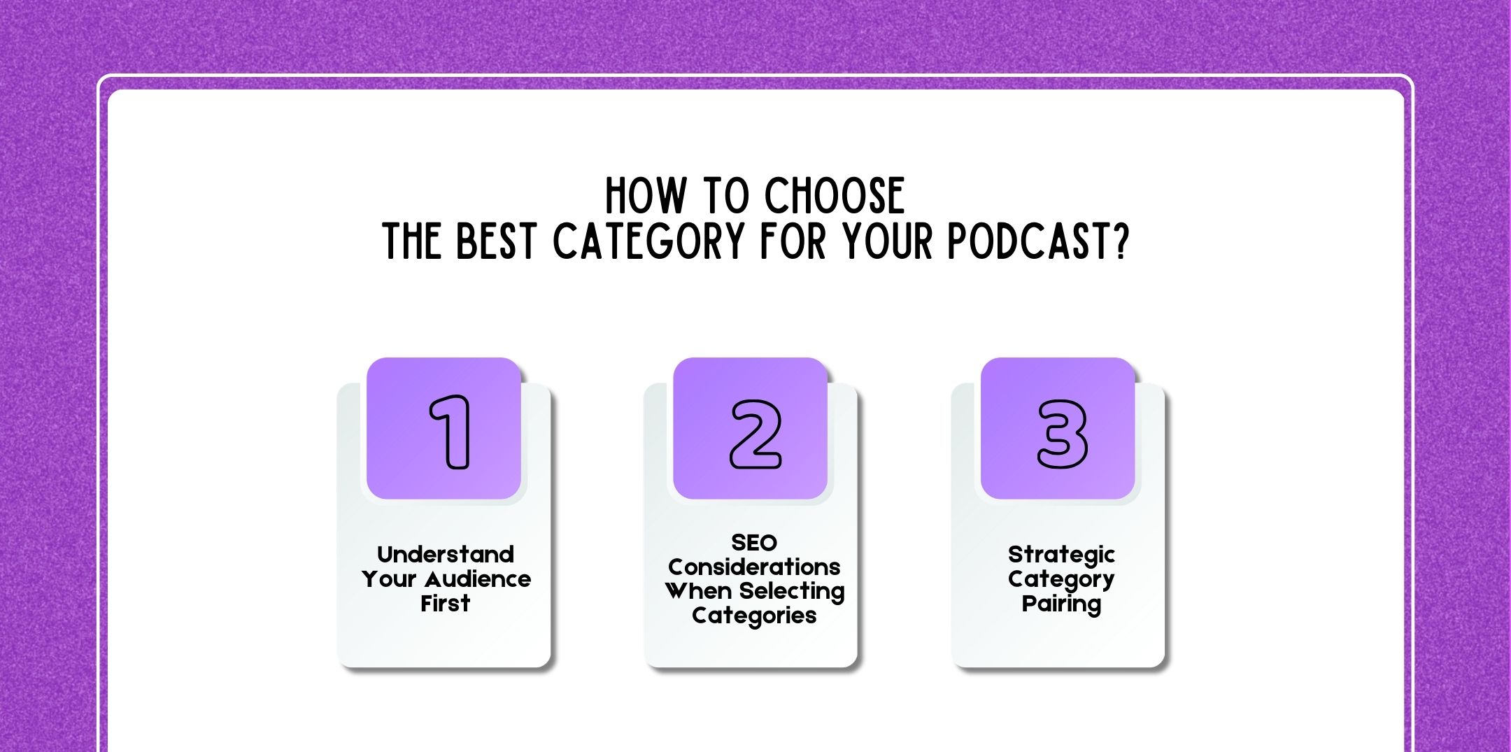 How to Choose the Best Category for Your Podcast