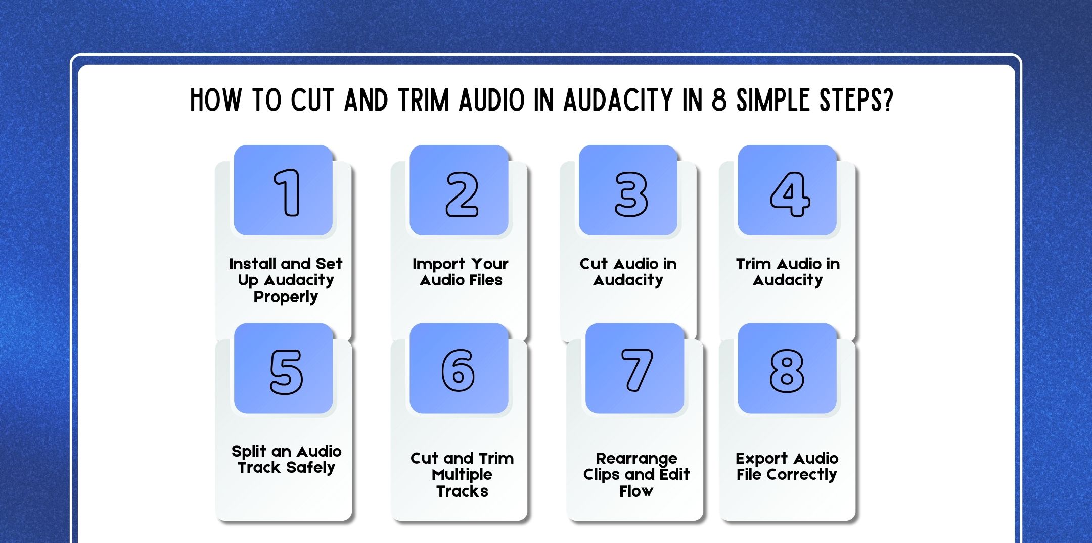 How to Cut and Trim Audio in Audacity in 8 Simple Steps