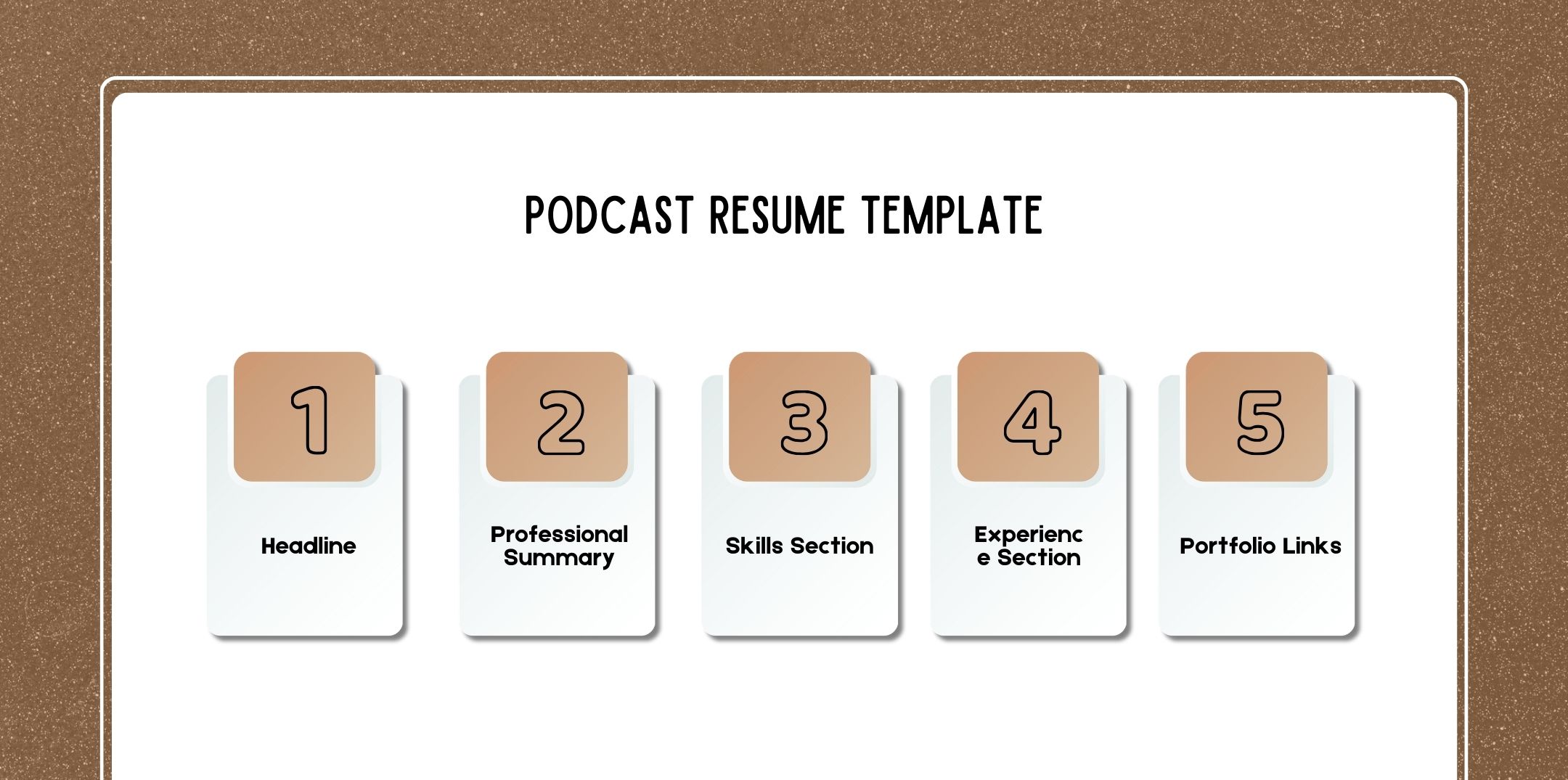 Podcast Resume Template (With Example Content)