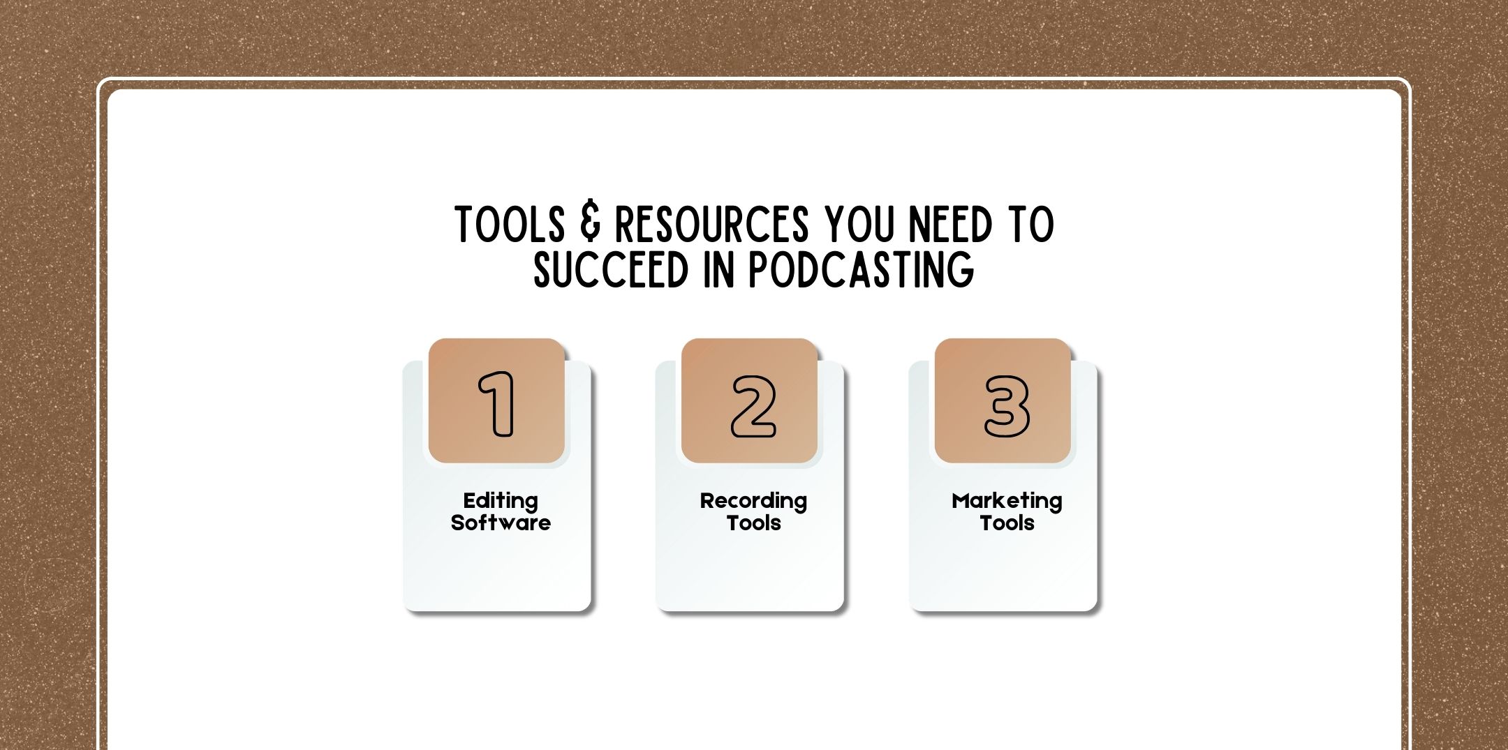 Tools & Resources You Need to Succeed in Podcasting