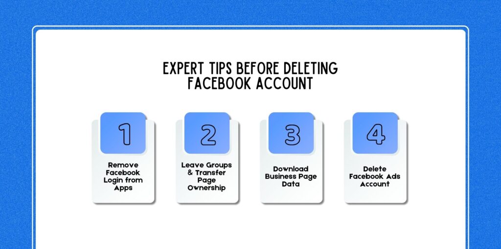 Expert Tips Before Deleting Facebook Account