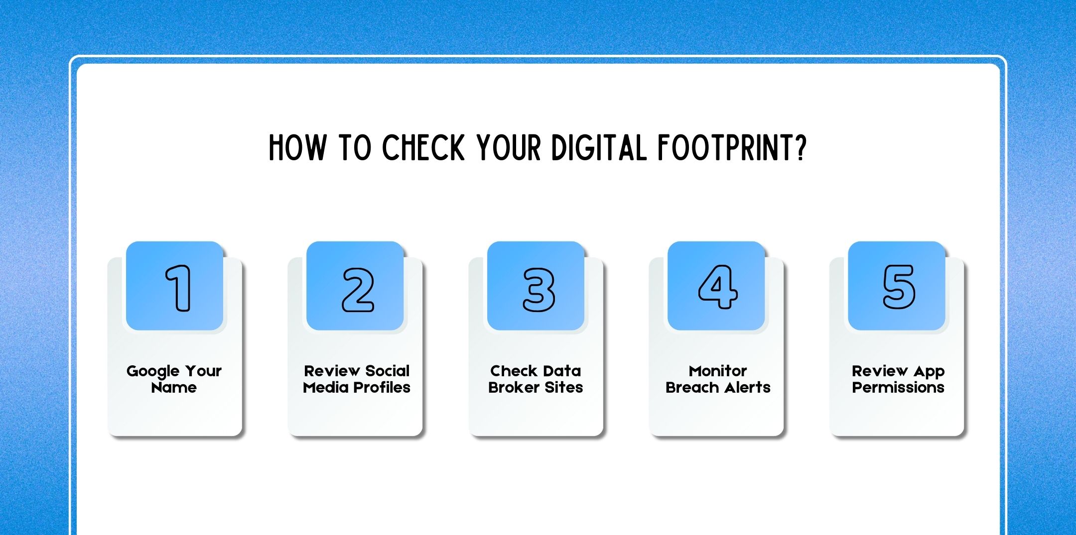 How to Check Your Digital Footprint