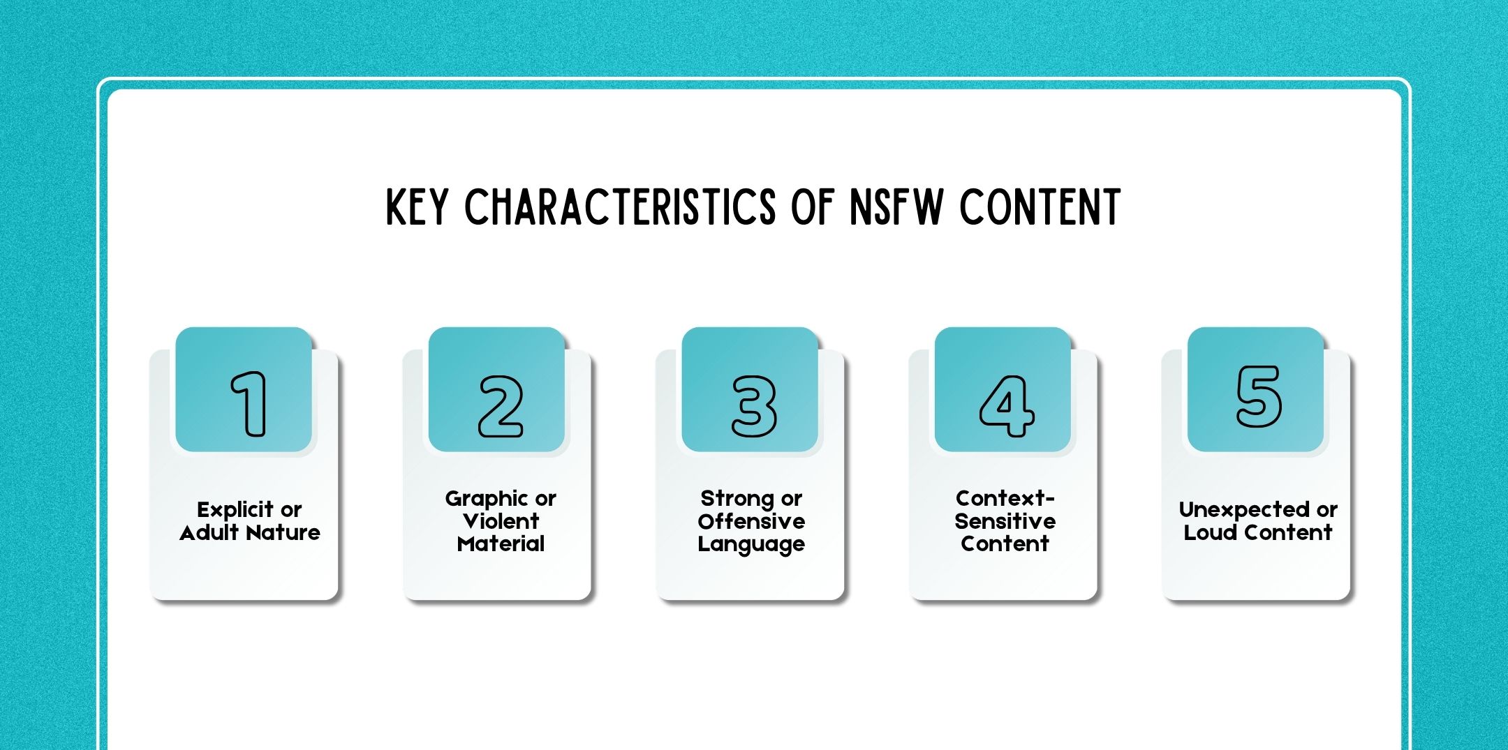 Key Characteristics of NSFW Content