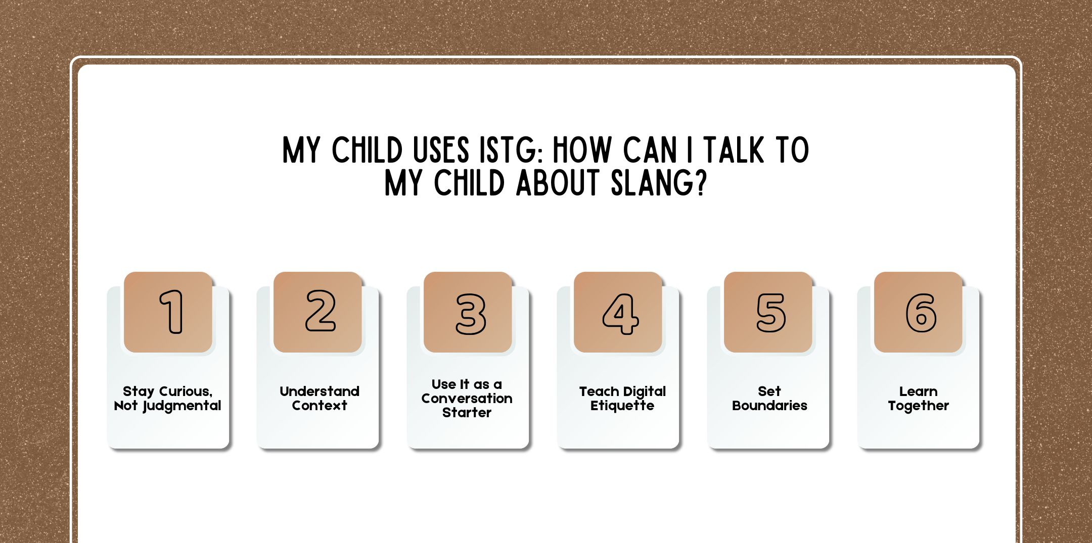 My Child Uses ISTG: How Can I Talk to My Child About Slang?