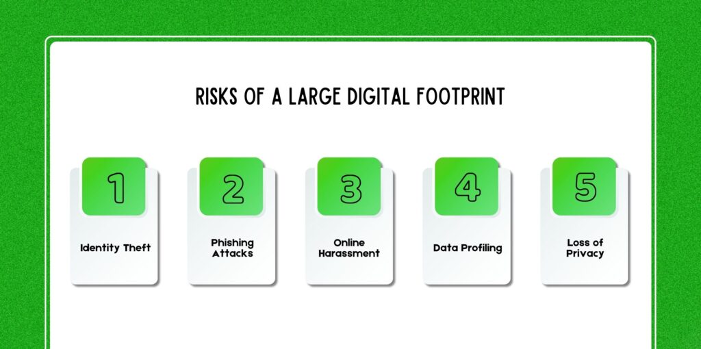 Risks of a Large Digital Footprint
