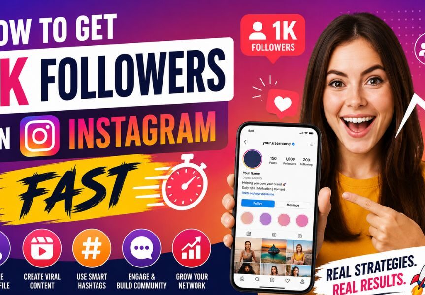 how to get 1k followers on instagram in 5 minutes