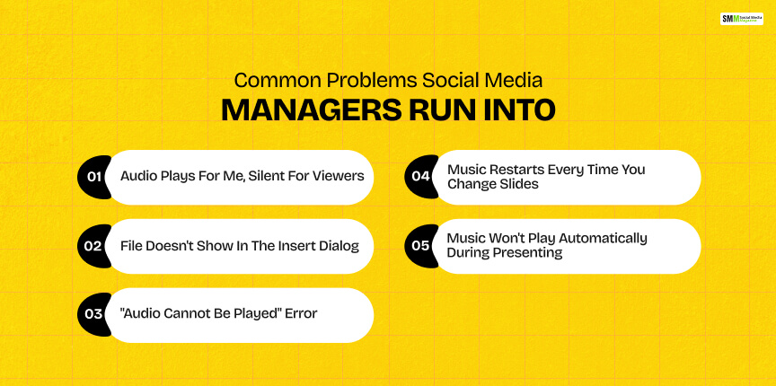Common Problems Social Media Managers Run Into