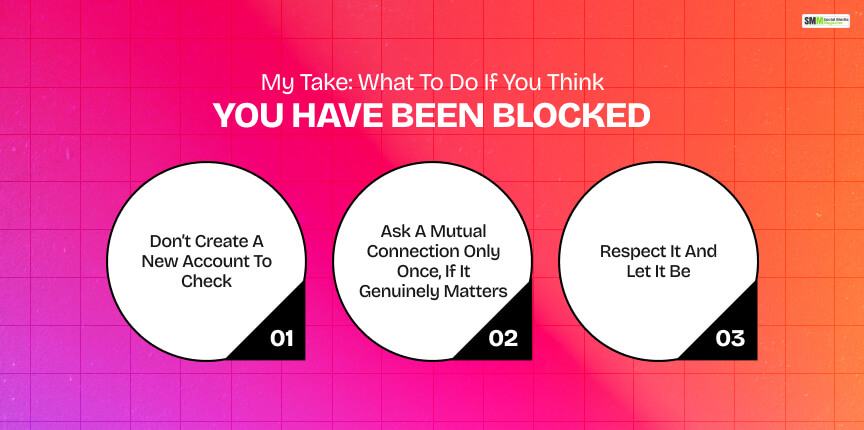 What To Do If You Think You Have Been Blocked